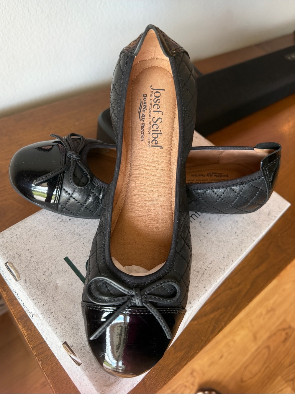 👉🏼Brand New👈🏼 Josef Seibel Pippa Ballet Flat in Black Sz:38